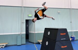 Freerunning bij UDI Westland. 